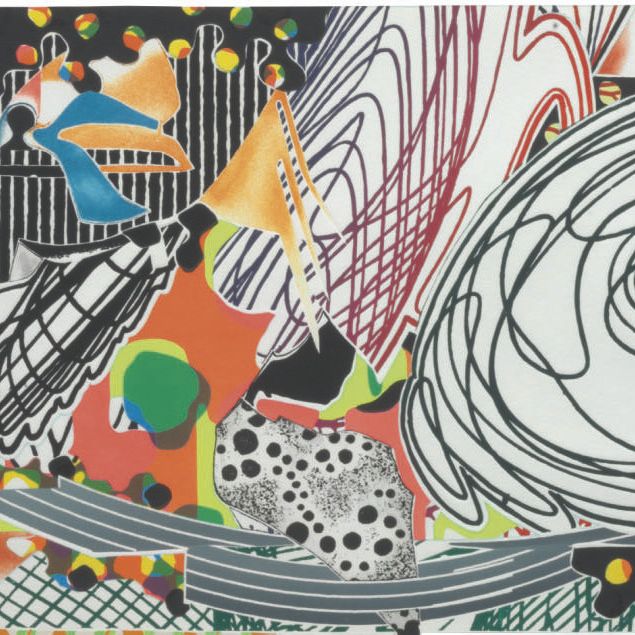 Frank Stella — Веревка для обезьян, из "Моби Дика Декла".