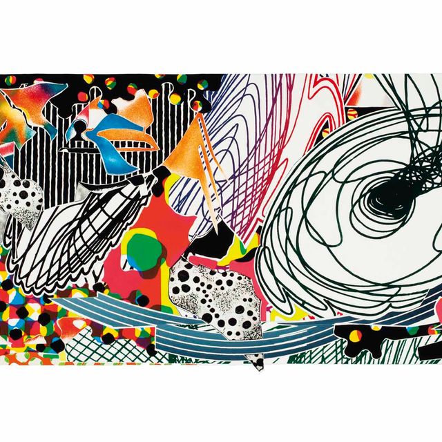 Frank Stella — Веревка для обезьян, из "Моби Дика Декла".