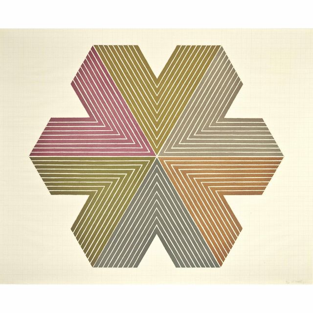 Frank Stella — Звезда Персии I, из серии "Звезда Персии"