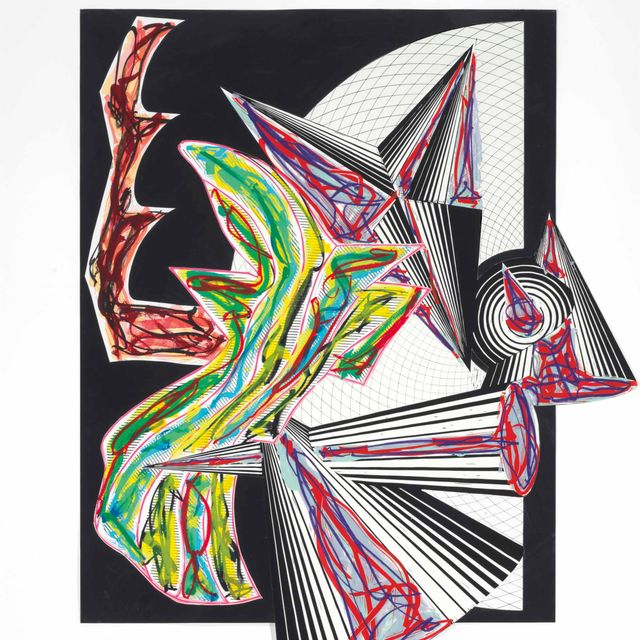 Frank Stella — Потом пришла смерть и забрала мясника с иллюстраций к фильму Эль Лисицкого "Гадья".