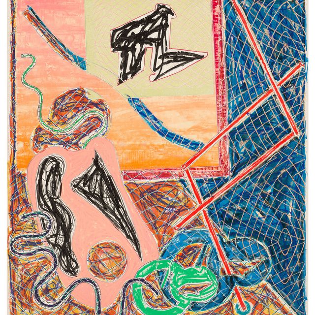 Frank Stella — Осколки I, от: Shards
