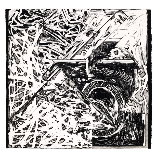 Frank Stella — Лебедин гравюрный квадрат III, из серии Swan Engravings