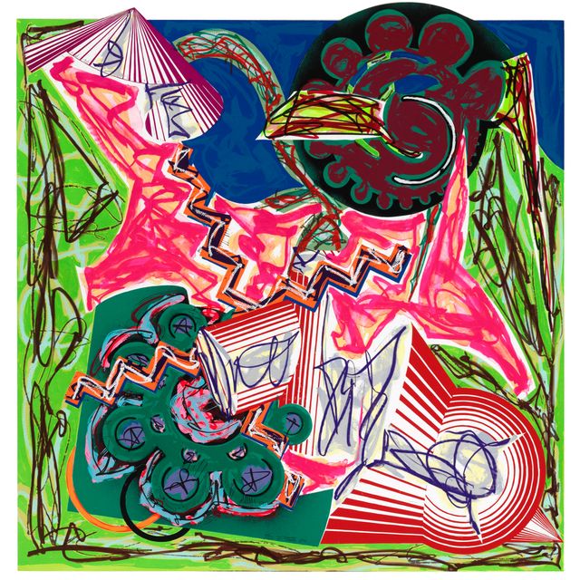 Frank Stella — Затем пришел Бык и выпил Воду, Сразу после того, как у Эль Лисицкого была Гадья