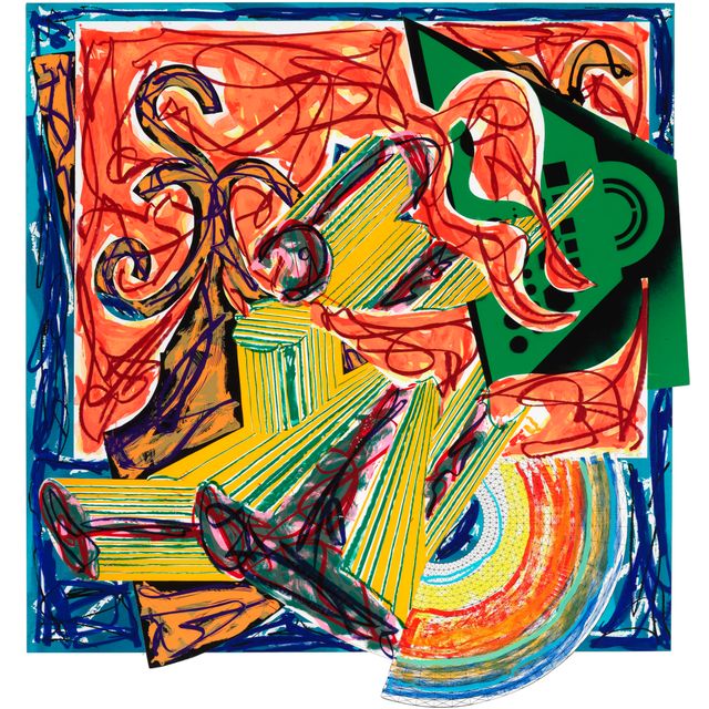 Frank Stella — Пришел мясник и зарезал Быка, вскоре после того, как Гадья был у Эль Лисицкого.