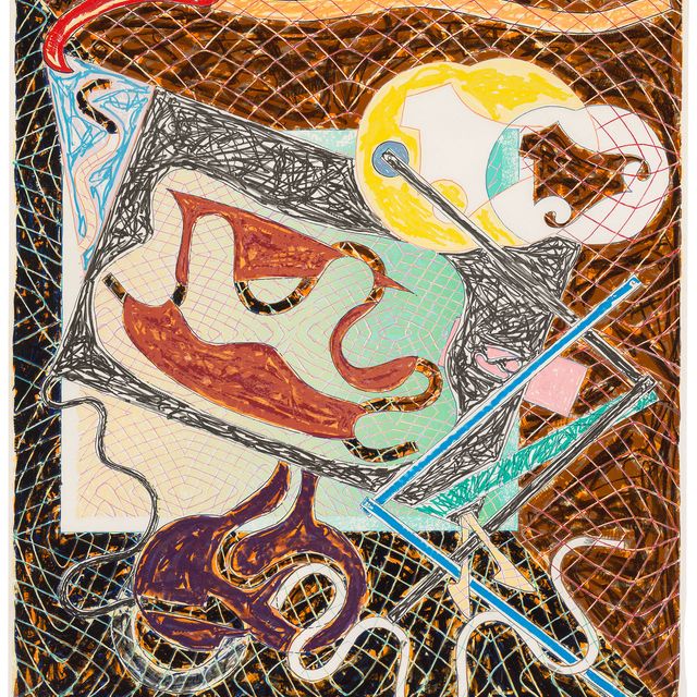Frank Stella — Осколки III, от: Shards