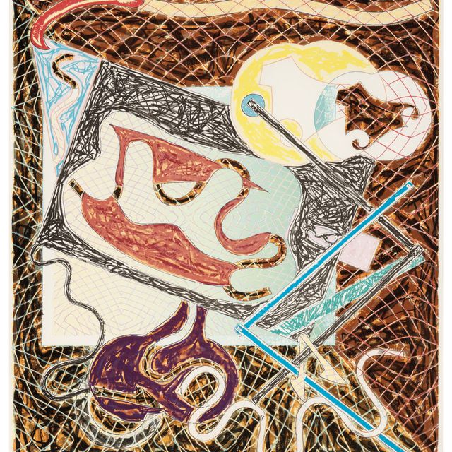 Frank Stella — Осколки III, из осколков