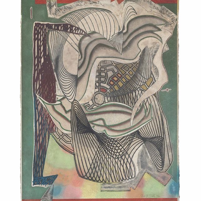 Frank Stella — Похороны (купол), из "Моби Дик купола"