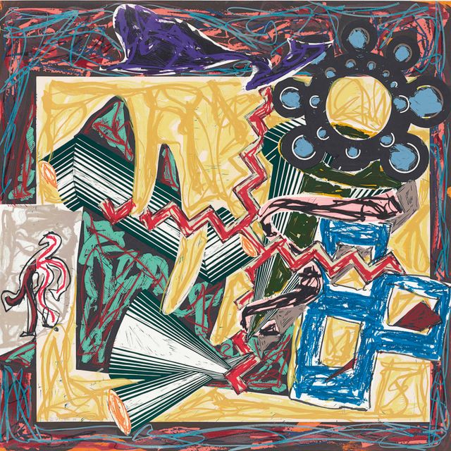 Frank Stella — Потом случился пожар, и Палка сгорела, как у Эль Лисицкого в "Гадье".