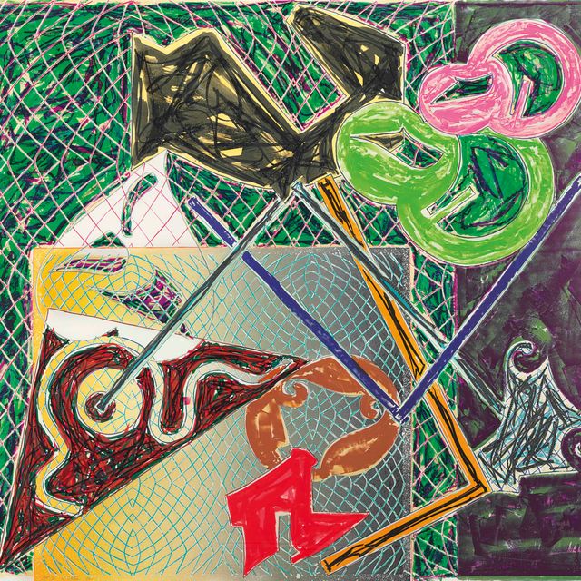 Frank Stella — Осколки V, из осколков