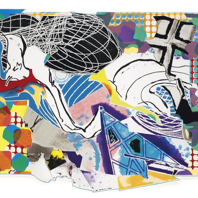 Frank Stella — Отрывки из серии "Моби Дик на краю пропасти"