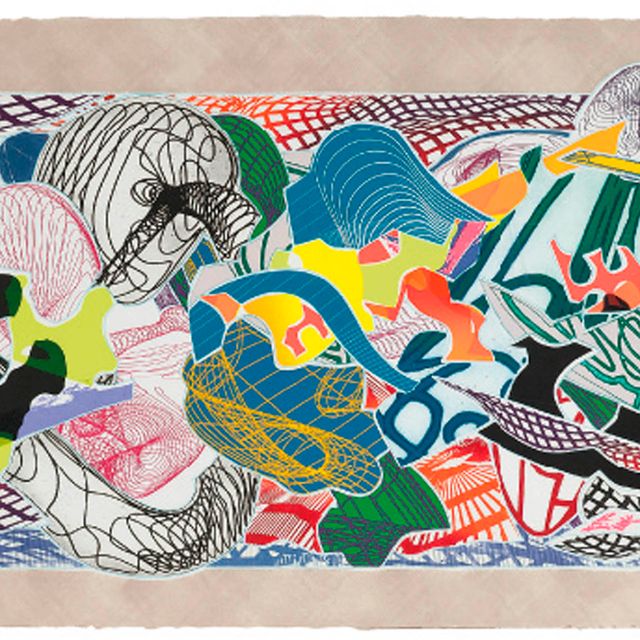 Frank Stella — Депария, из серии "Воображаемые места"