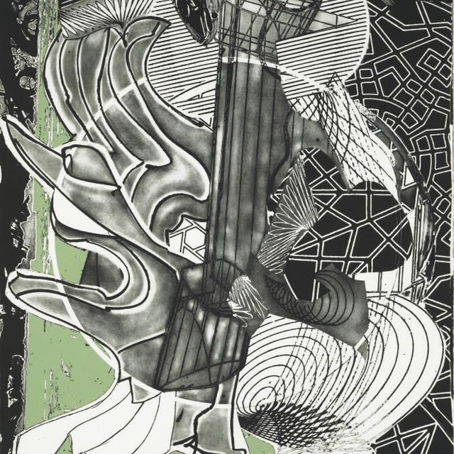 Frank Stella — Ископаемый кит с гравюр Моби Дика