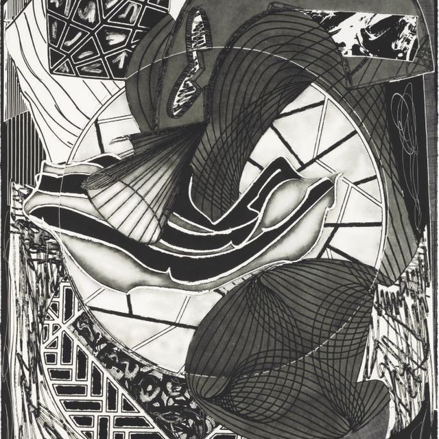 Frank Stella — Хижина, Ахав и Старбак, с гравюр Моби Дика