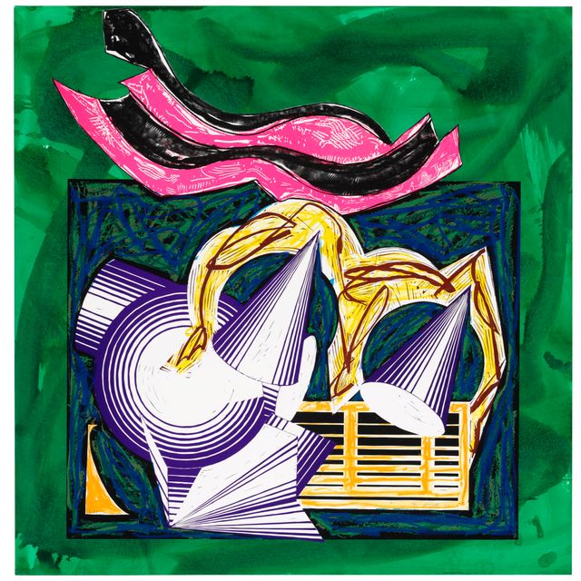 Frank Stella — Одну маленькую козочку папа купил для двух Зузим, Иллюстрации к книге Эль Лисицкого "Гадя".