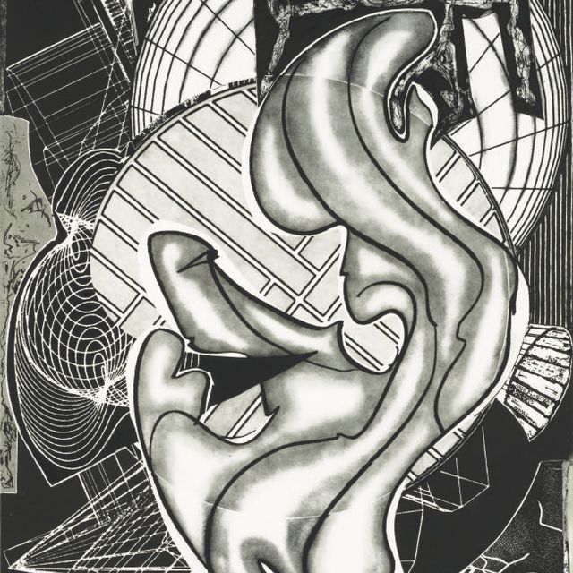 Frank Stella — Стабб и Фласк убивают настоящего кита, как на гравюрах Моби Дика