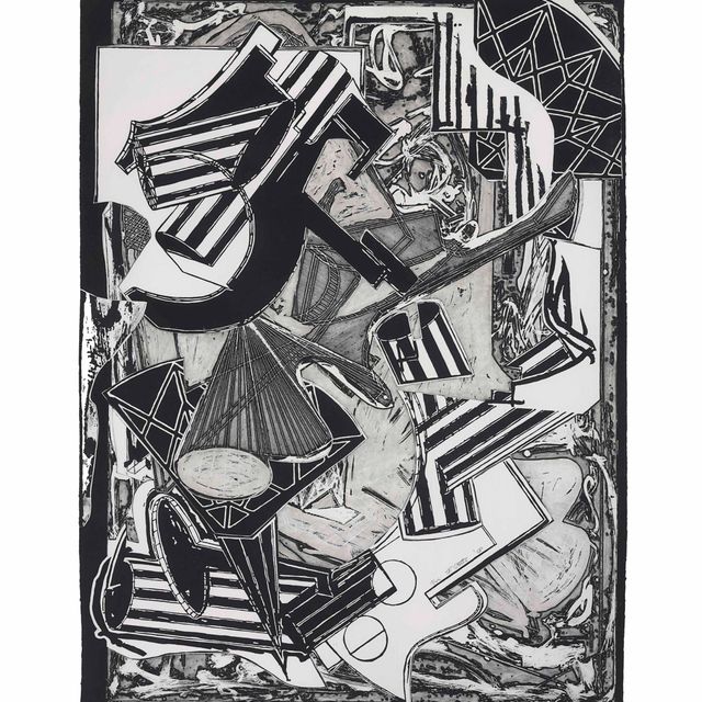 Frank Stella — Ла Пенна ди Ху (черно-белая)