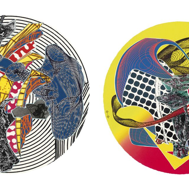 Frank Stella — Кальногор и Египет, из воображаемых мест II