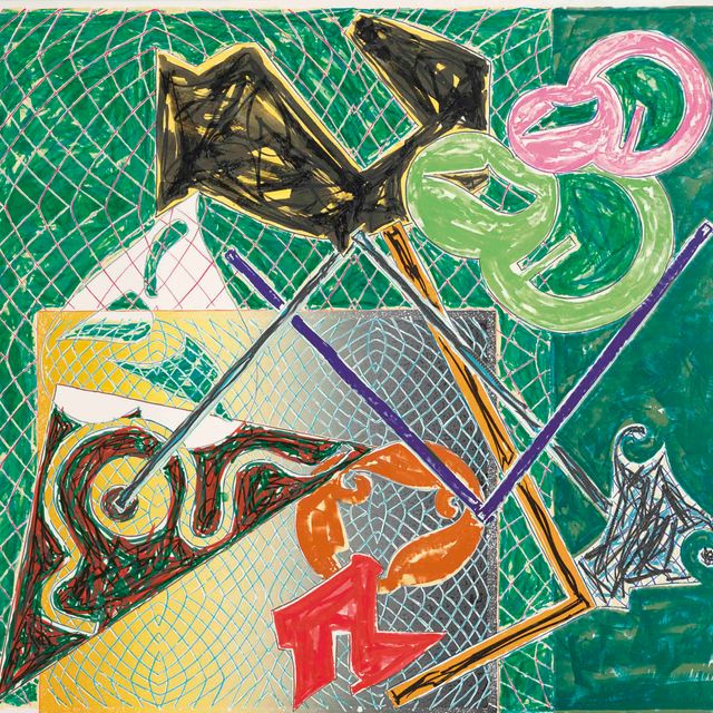 Frank Stella — Осколки V, из осколков (A. 148)