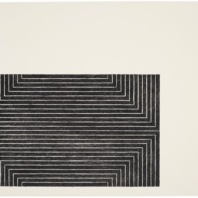 Frank Stella — Вифлеемская больница, из первой черной серии