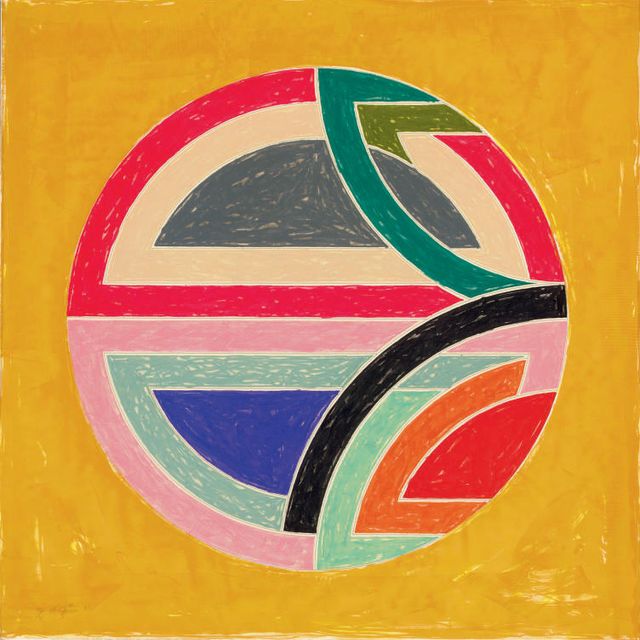 Frank Stella — Вариация Синджерли в квадрате с цветным грунтом Ia (A. 130)