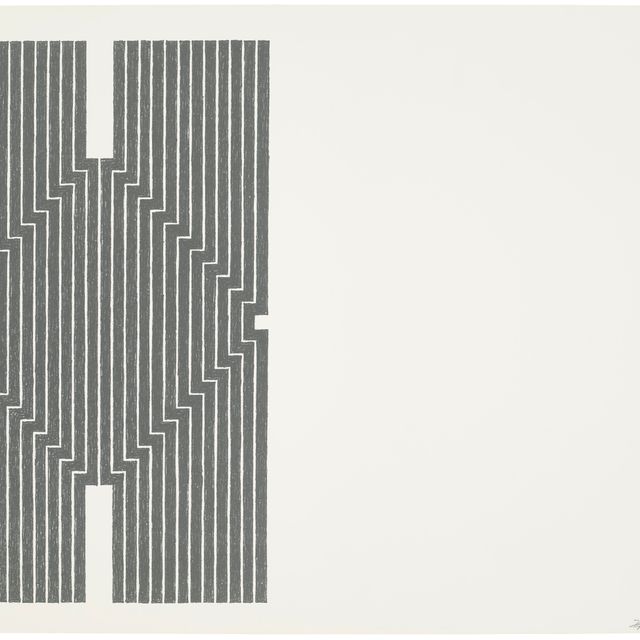 Frank Stella — Ньюстедское аббатство, из серии "Алюминий"