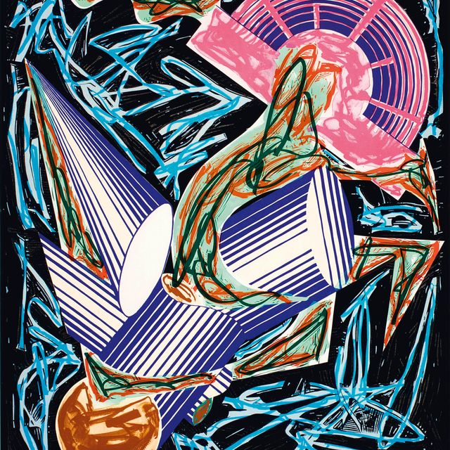 Frank Stella — Фронтиспис из иллюстраций к серии "Гадья" Эль Лисицкого