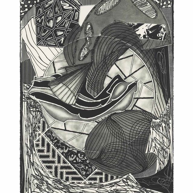 Frank Stella — Хижина, Ахав и Старбак, с гравюр Моби Дика