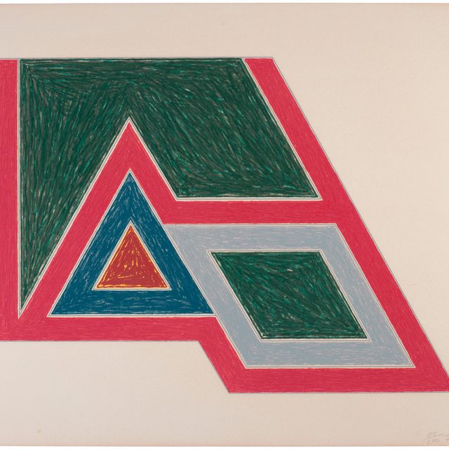 Frank Stella — Санборнвилль, состоящий из эксцентричных многоугольников