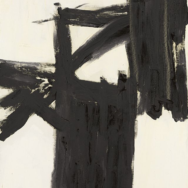 Franz Kline — Марс Черно-белый