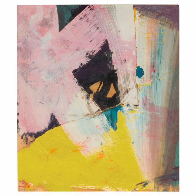 Franz Kline — Черный угол с желтым