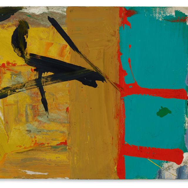 Franz Kline — Зеленый, красный и коричневый
