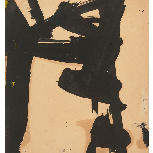 Franz Kline — Без названия (исследование для Sabro III)
