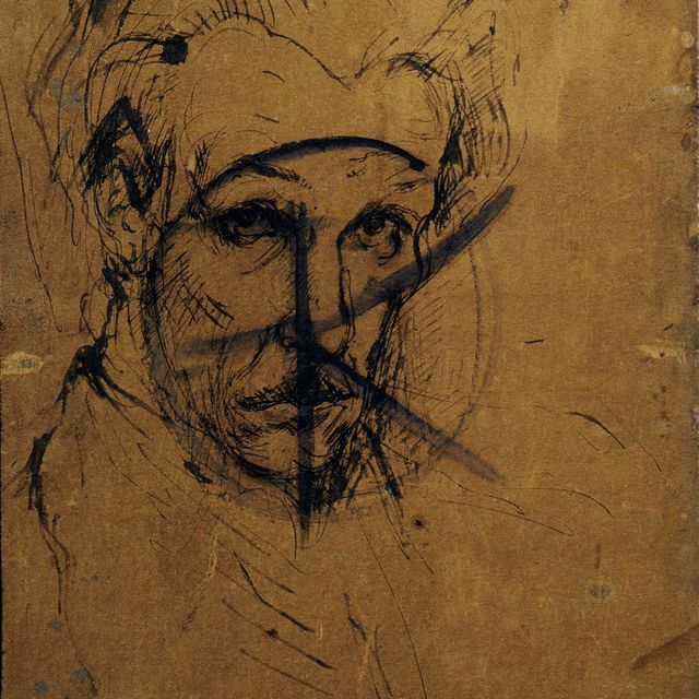 Franz Kline — Автопортрет