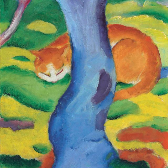 Franz Marc — Детский сад (Катце хинтер Эйнембаум)