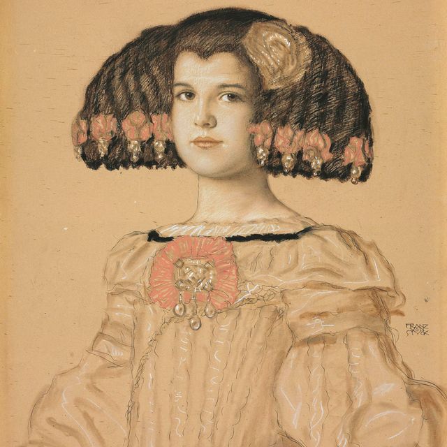 Franz von Stuck — Портрет Марии, дочери художника, в испанском костюме
