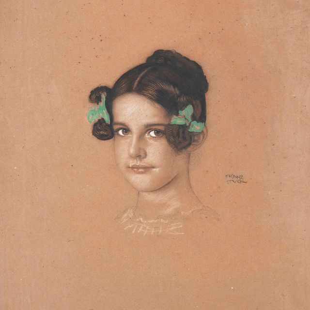 Franz von Stuck — Портрет Марии с зелеными лентами