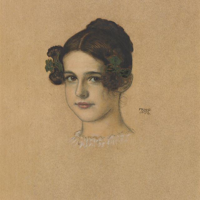 Franz von Stuck — Портрет Марии с зелеными лентами