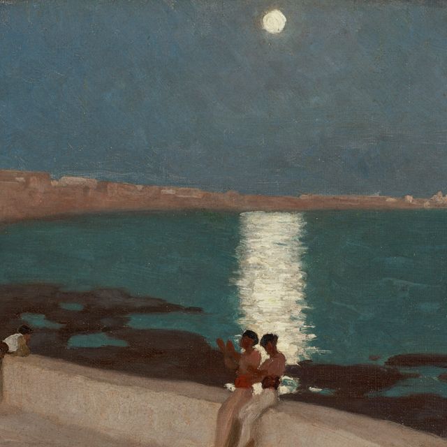 Frederic Leighton — Кадисский залив - Лунный свет