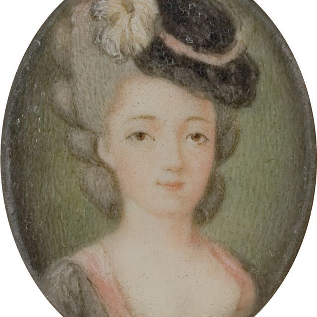 French School — ПОРТРЕТ МАРИИ АДРИЕННЫ ФРАНСУАЗЫ ДЕ НОАЙ, МАРКИЗЫ ДЕ ЛАФАЙЕТ (1759-1807)