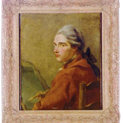 French School — Художник, делающий наброски