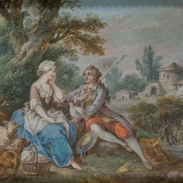 French School — Сценка пасторали без оплаты