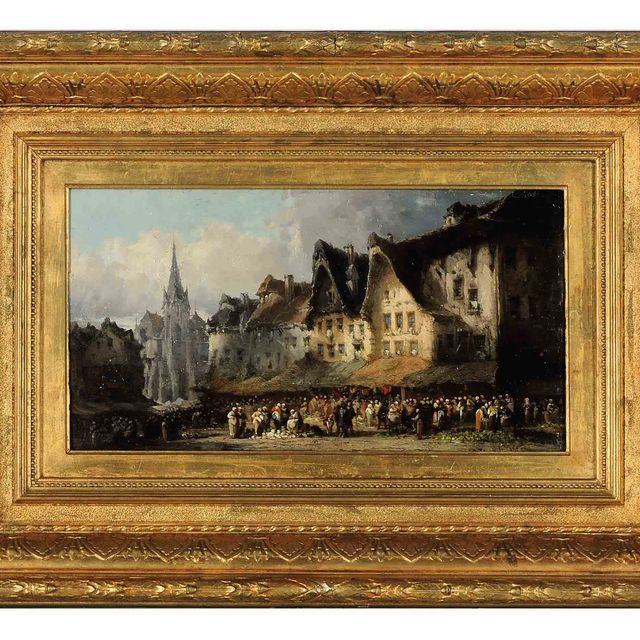 French School — Рыночный день