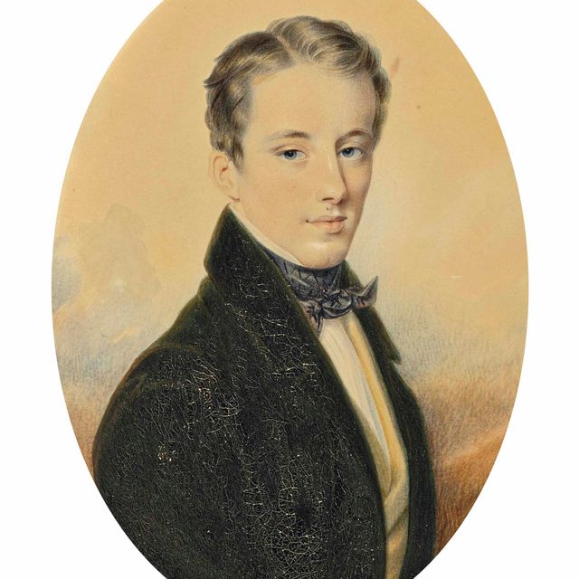 French School — Портрет Анри де Кастеллана в бюсте (1814-1847)