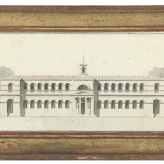 French School — Дизайн фасада дворца