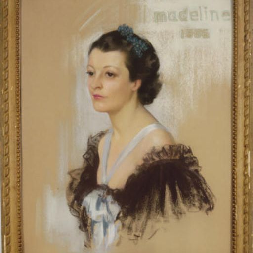 French School — Портрет Мадлен