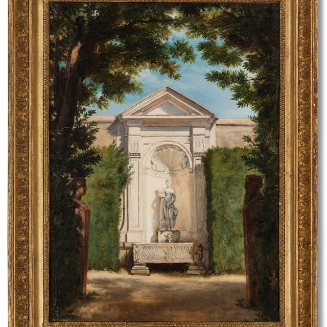 French School — Сад виллы Медичи