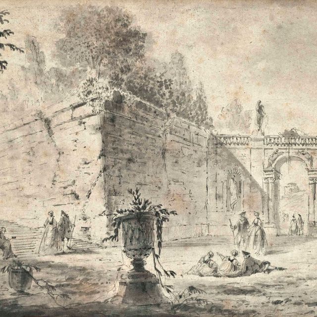 French School — Пара видов Рима