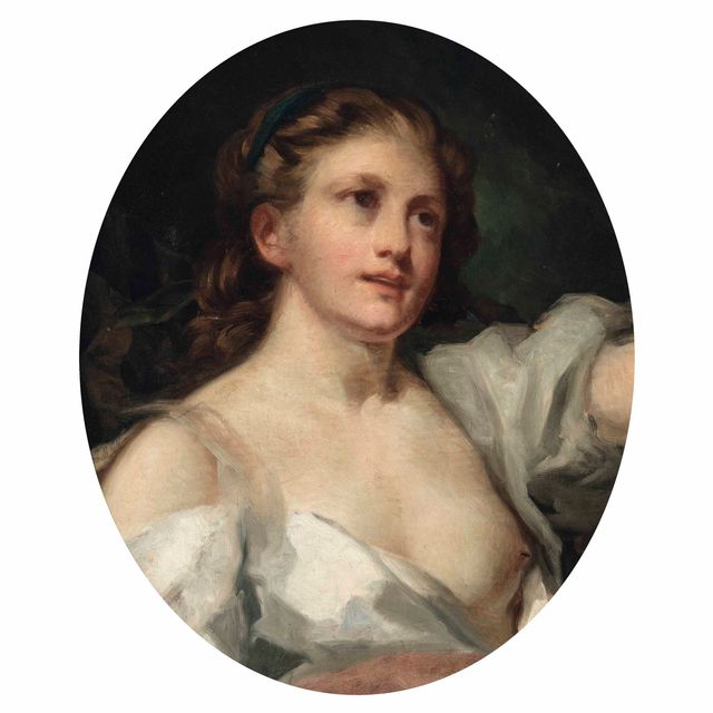 French School — Портрет дамы