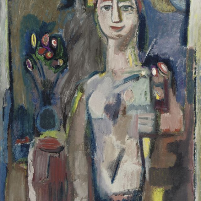 Geer Van Velde — Женщина с цветами