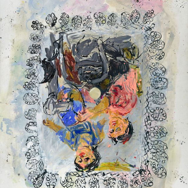 Georg Baselitz — Первая узбекская трактористка (Первая женщина-тракторист-машинист из Узбекистана)